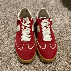 Just For Kicks Red Sneakers